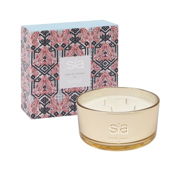 Lampe à Parfum En Fer Et Céramique Avec Bougeoir Pour Bougie