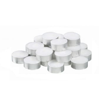 Tlight - Lote de 25 velas para portavelas blancas h54