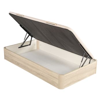 Storage bed juvenil - Canapé juvenil apertura lateral, alta resistencia y capacidad, 105x190