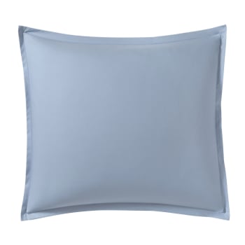 ROYAL LINE - Taie d'oreiller en percale de coton bleu 65x65