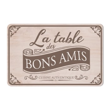 TABLE DES BONS AMIS - Set de table 28x43cm