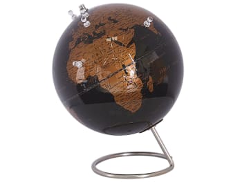 Cartier - Globus schwarz kupfer mit Magneten 29 cm