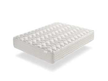 Materasso a molle insacchettate, memory foam, alto 25 cm, ortopedico,  elastico e indeformabile, 13 zone di comfort 120x190