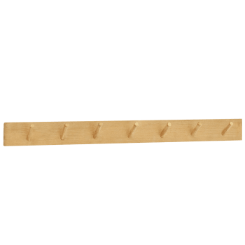 Kate ii - Colgador de pared de madera maciza en tono olivo de 61x5cm