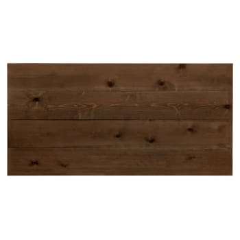 Flandes i - Tête de lit en bois de pin marron foncé 200x80cm