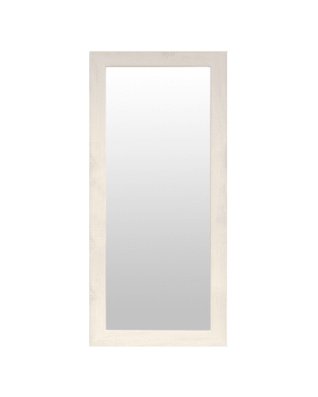 Sand - Espejo de madera color beige de 70x150cm