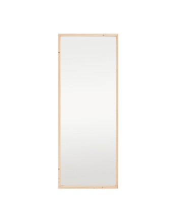 Walls i - Espejo de madera maciza tono natural de 80x180cm