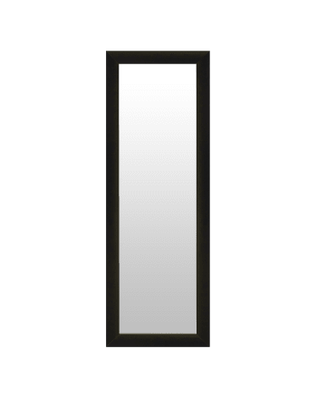 Nüi - Espejo de madera color negro de 54x154cm