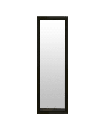 Nüi bold - Espejo de madera color negro de 49x149cm