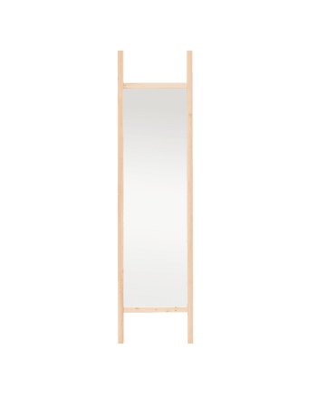 Stairs - Espejo de madera maciza tono natural de 45x180cm