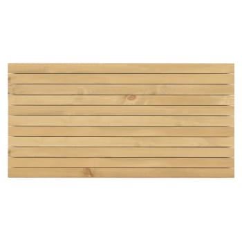 Cairo - Cabecero de madera maciza en tono olivo de 200x80cm