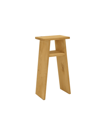 Aritz - Table de chevet en bois de pin 20x60cm