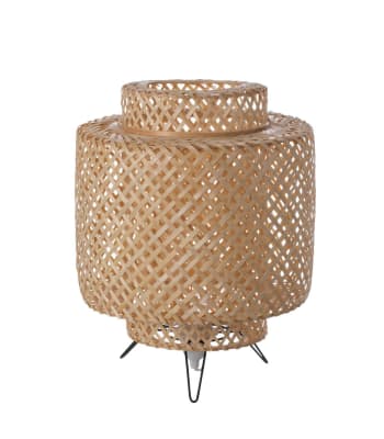 Halong - Lampe en bambou naturel h.38 cm