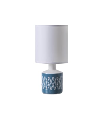 Gisele - Lampe en céramique gris h.29 cm