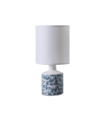 Gisele - Lampe en céramique à motif h.29 cm