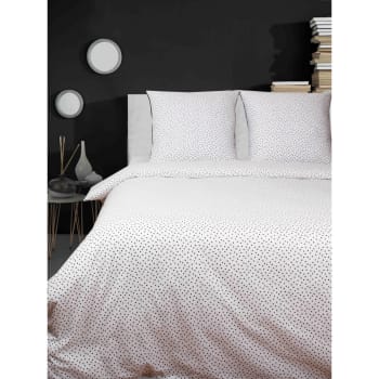 IMPRIMÉ POINTS - Parure de lit  2 personnes  240x220 cm coton imprimé