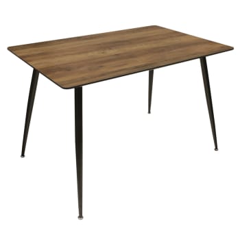 Mobilier design - Table à manger mobilier design L. 115 x H. 75 cm marron