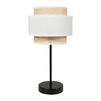 Lampe de bureau LED flexible POST blanche en métal et PVC - Keria et Laurie  Lumière