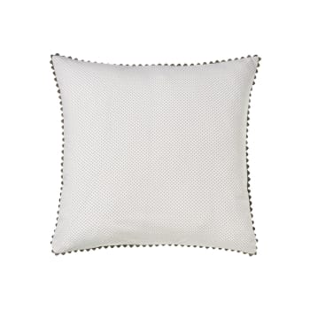 Housse de couette en satin de coton bio kaki 240x220 BEL AMI