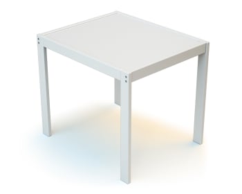 Table enfant en bois Blanc