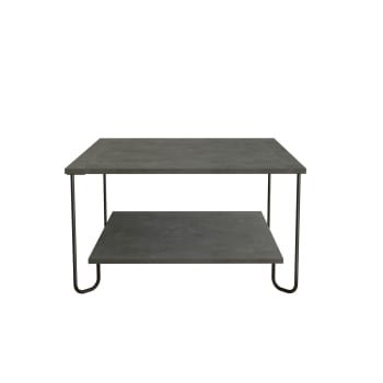 Marbo - Table basse design métal gris