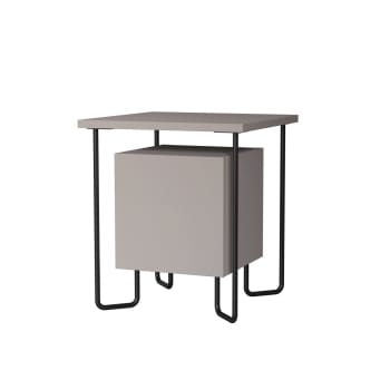 Acres - Table de chevet design marron