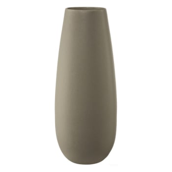Ease - Vase haut en céramique gris H32,5cm
