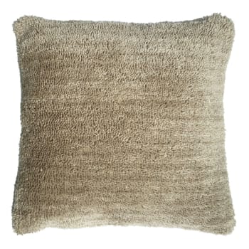 Federe cuscino tinta unita in cotone Grigio chiaro |Centro Scampoli