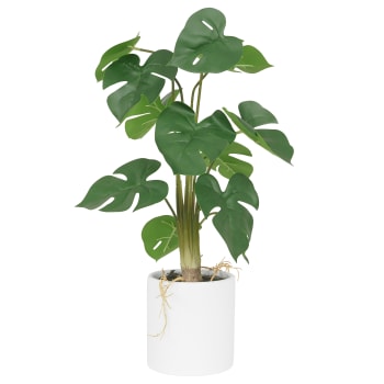 Plante artificielle verte en pot H70 - Fleurs et plantes artificielles -  Décomania