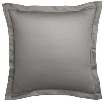 Partition - Taie d'oreiller   Satin de coton Coloris Gris 50x75 cm