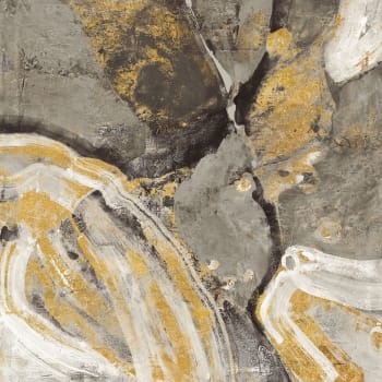 Cuadro río de oro impresión sobre lienzo 50x50cm