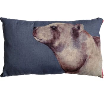 Coussin rectangulaire ours - 30x15x50cm