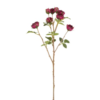 arrderly 2 rose artificiali, rose rosa, pianta artificiale, ornamento da scrivania, decorazione per matrimoni, casa, feste, ufficio, centrotavola, composizioni floreali fai da te