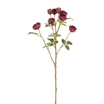 Tea - Tige de roses artificielle rouge H50