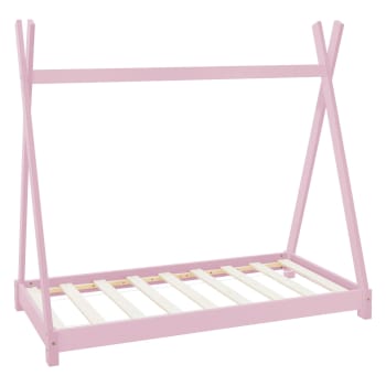 Tipi-Bett für Kinder Holz rosa 167,5 x 146 x 87,5 cm