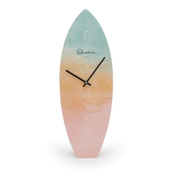 Horloge surf en bois Tye and die H46,2 cm