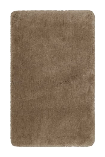 Tappeto da bagno in microfibra antiscivolo beige 60x100 Porto azzurro