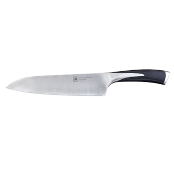 Kyu - Cuchillo de cocina 20 cm mov + abs tacto suave negro