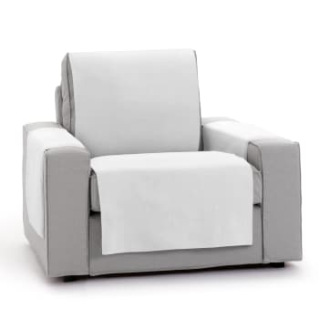 ROYALE - Funda cubre sillón protector liso 55 cm gris