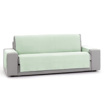 ROYALE - Funda cubre sofá protector liso 115 cm verde