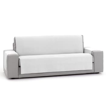 ROYALE - Funda cubre sofá protector liso 155 cm gris