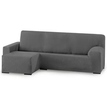 RUSTICA - Funda de sofá elástica  gris chaiselongue corto Izquierdo