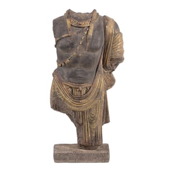 Statue buste de guerrier antique H76cm