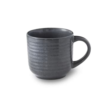 Flow granit - Mug (x6) gres gris oscuro