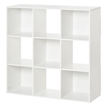 Estantería librería 3 niveles 91.5 x 29.5 x 91.5cm color blanco