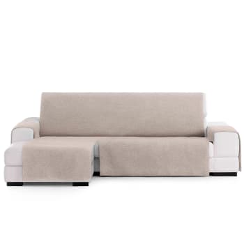 BRISA - Protector cubre sofá chaiselongue izquierdo 240  beige