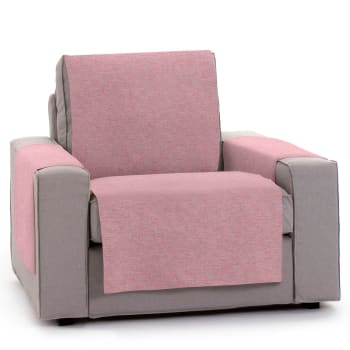 BRISA - Funda cubre sillón protector liso 55 cm rosa