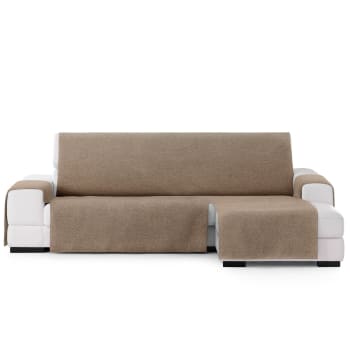 BRISA - Protector cubre sofá chaiselongue derecho 240  visón