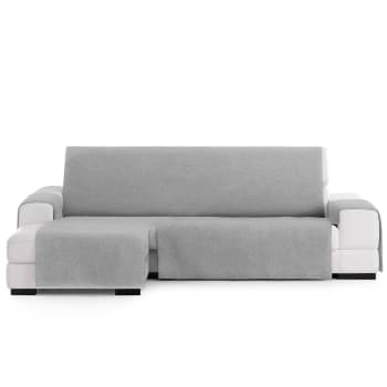 BRISA - Protector cubre sofá chaiselongue izquierdo 240  gris