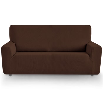 RUSTICA - Funda de sofá elástica adaptable marfil  130 - 180 cm